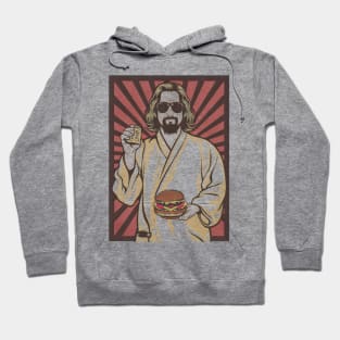 El Duderino and burger Hoodie